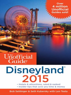 cover image of The Unofficial Guide to Disneyland 2015